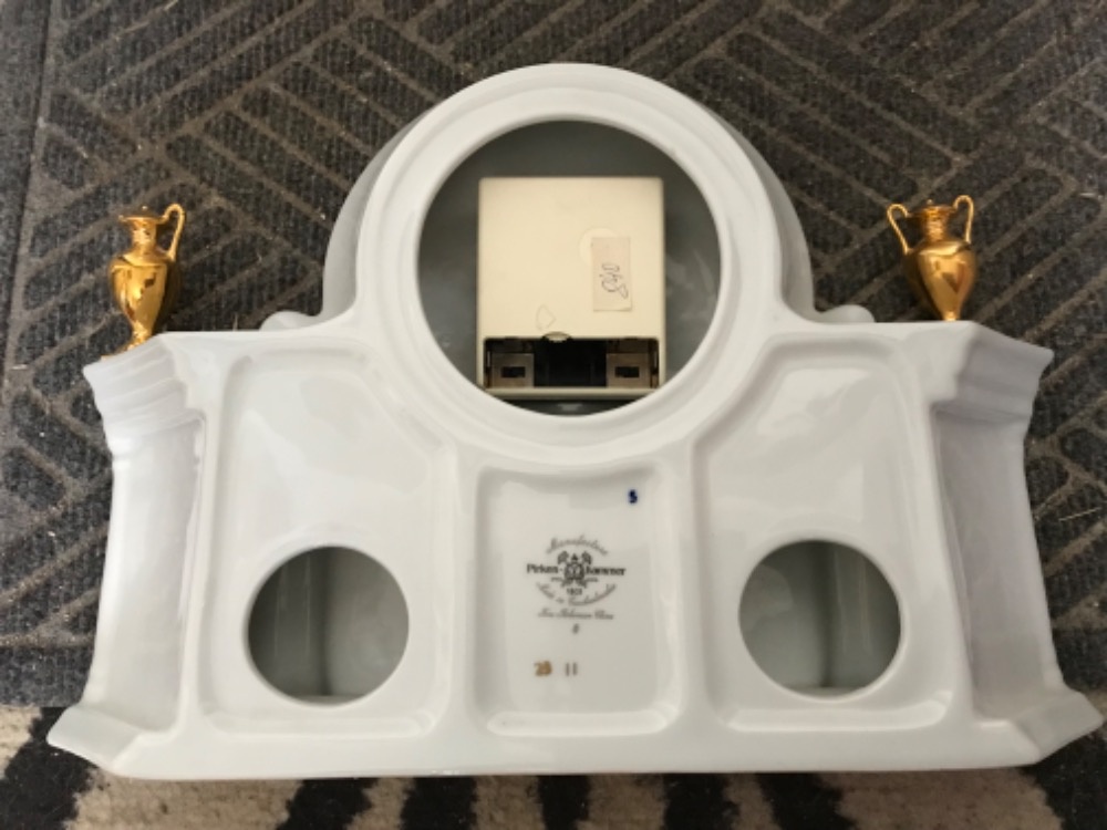 Hodiny porcelánové - 3