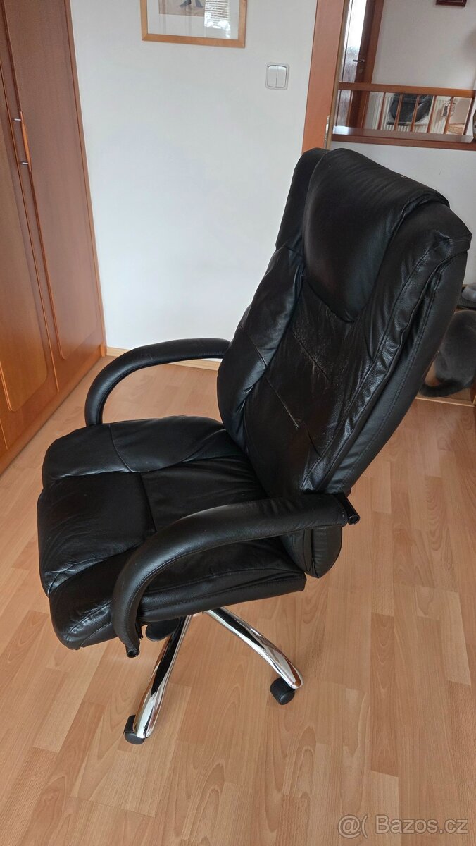 Kožené kancelářské křeslo za odvoz - 3