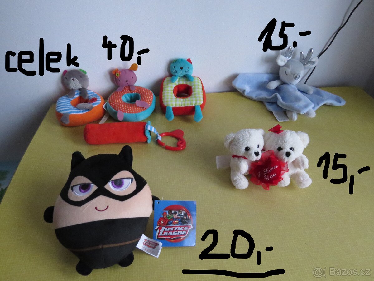 Plyšáci, hračky pro miminka - 3