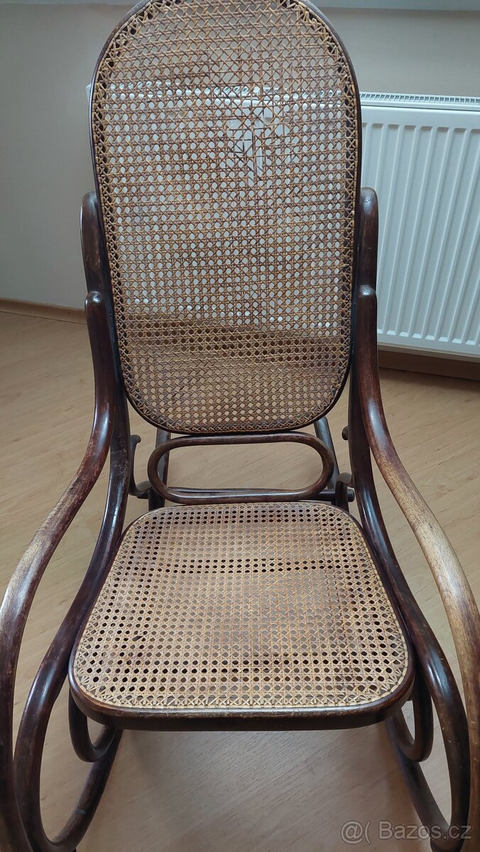 Proutěné houpací křeslo - 3