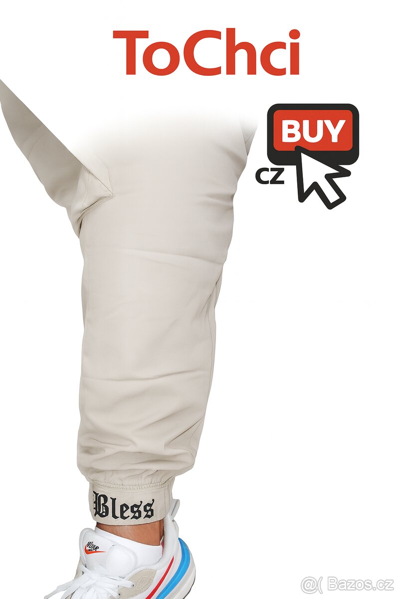 ADREXX Pánský set béžové cargo kalhoty a košile S, M, L, XL - 3