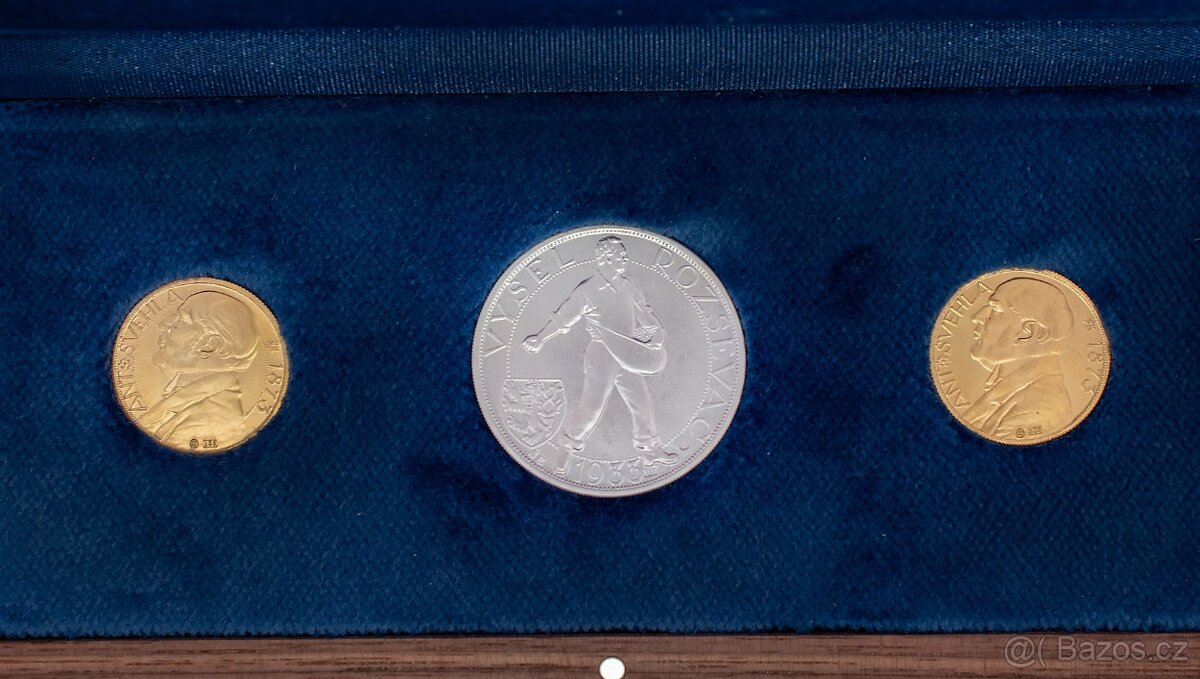 Kompletní sada Švehla 2021 - 2x zlato + 1x stříbro - 3