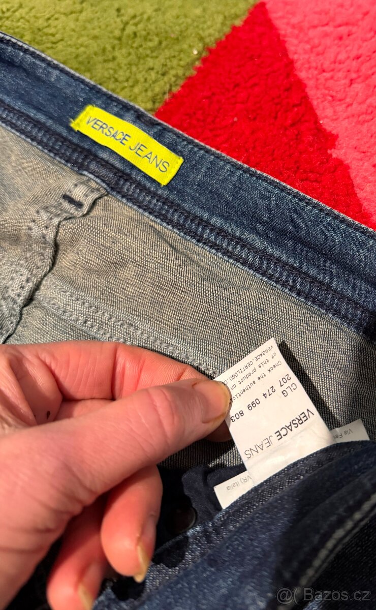 VERSACE PUSH-UP LUXUSNÍ DÁMSKÉ DŽÍNY W28(,M) - 3