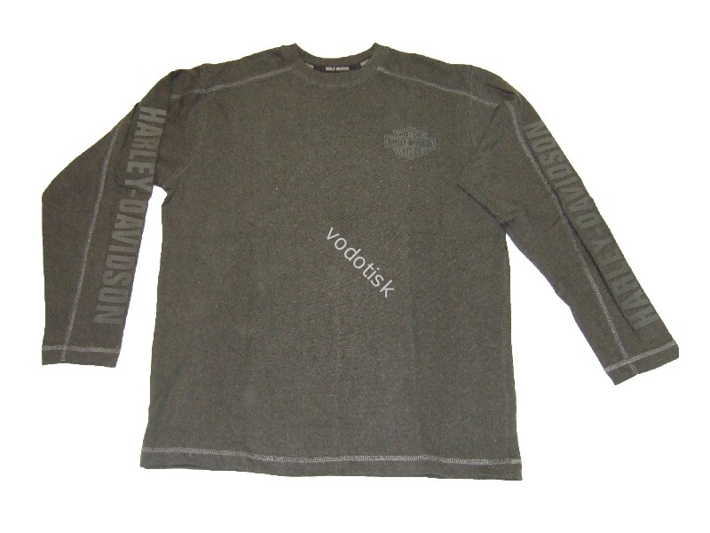 Pánská mikina Harley-Davidson gray skull - NOVÁ - 3