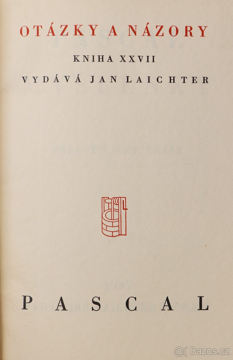 Myšlenky - Blaise Pascal - 3