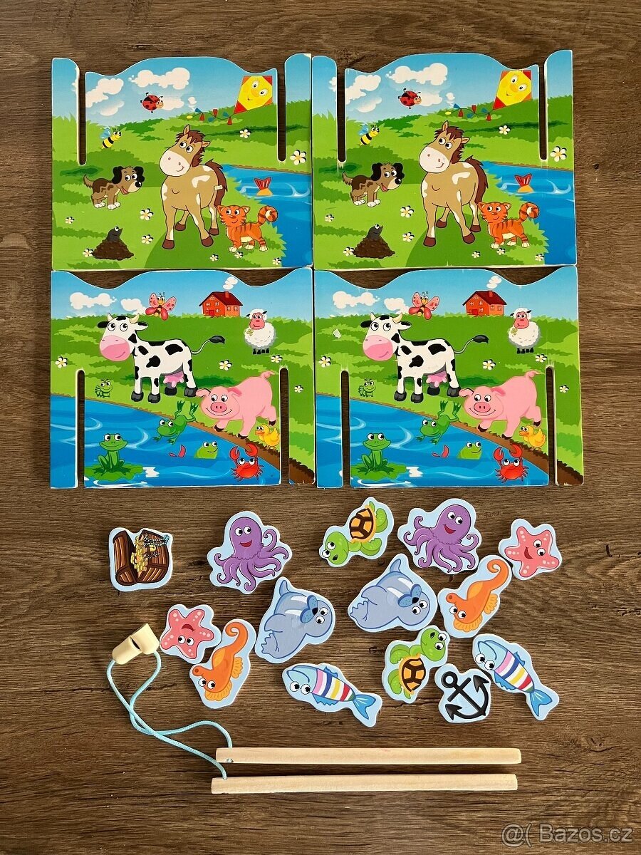 Dřevěné hračky - cena za vše - 3