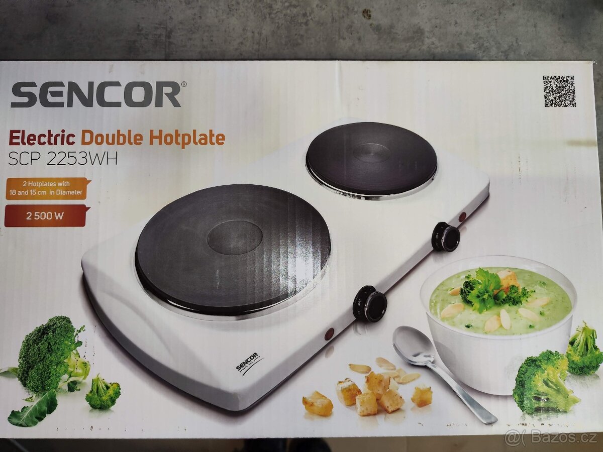 Vařič elektrický 2500W - 3