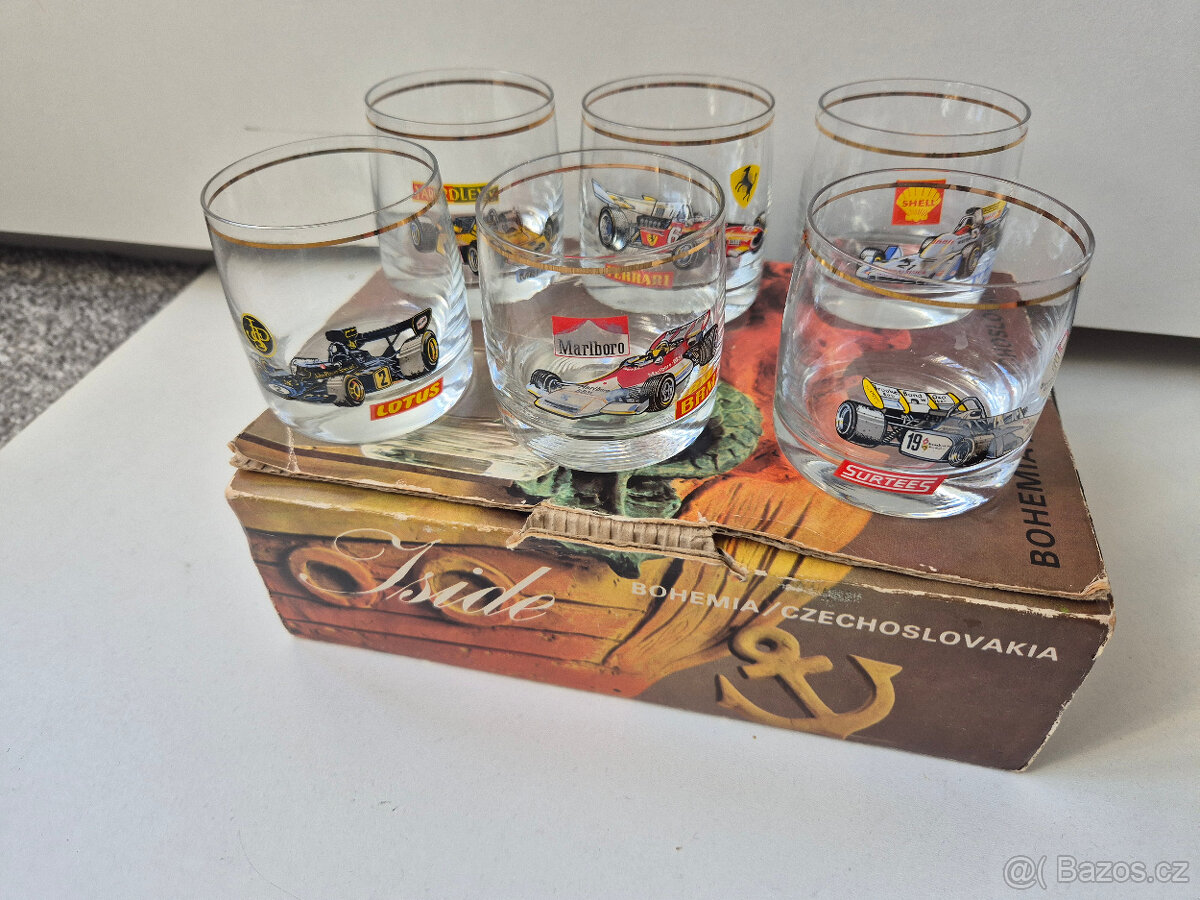 retro skleničky - formule - 3