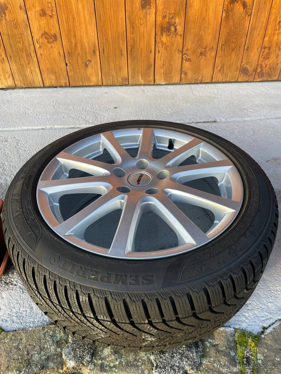Alu kola AUTEC 17" + zimní pneu SEMPERIT 225/45 R17 – sada - 3