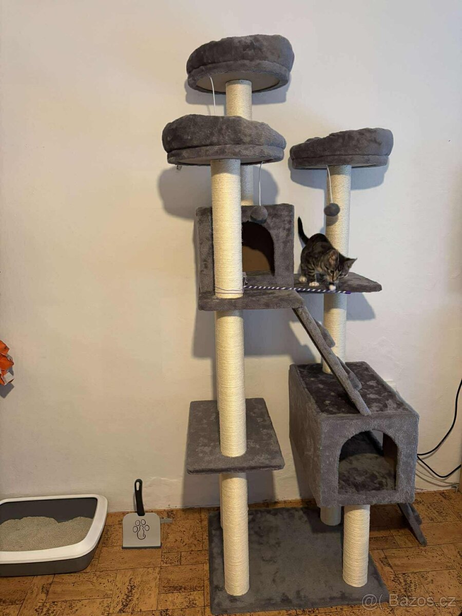 Škrabadlo/Odpočívadlo pro kočky nové - 3