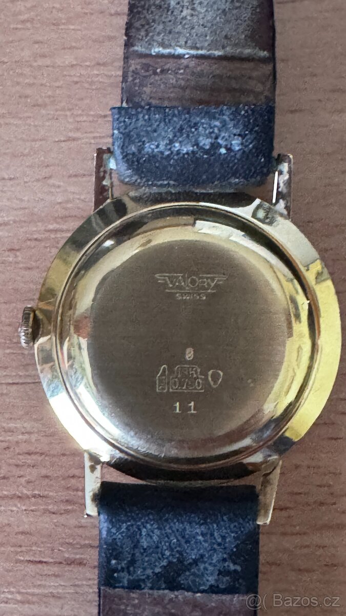 Zlaté náramkové hodinky Valory Geneve Automatic - 3