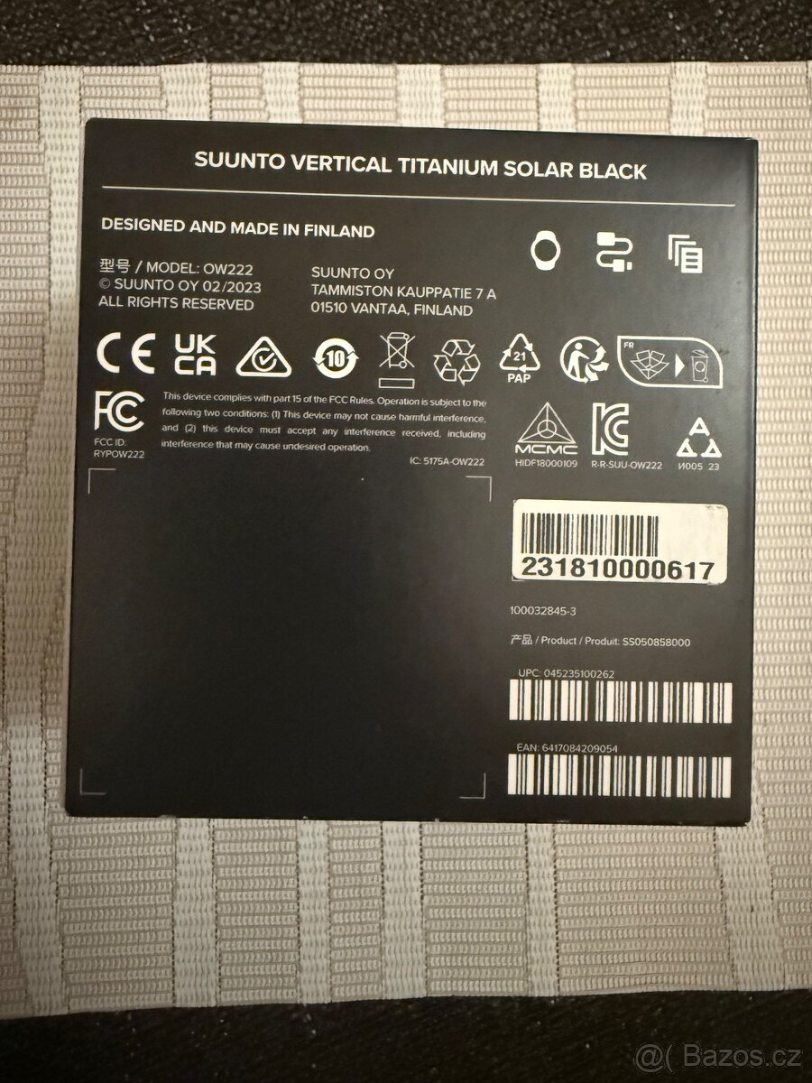 Prodám Suunto Vertical Titanium Solar - 3
