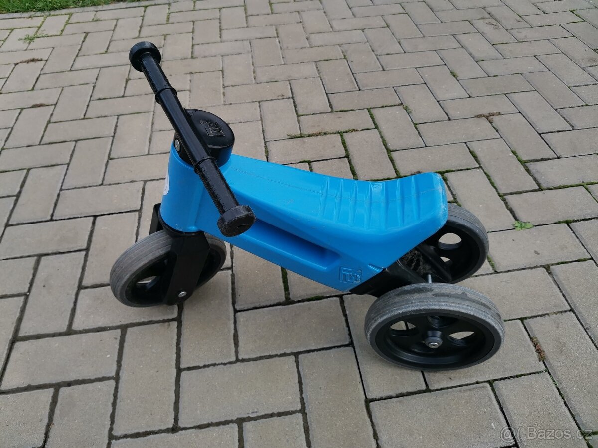 Odrážedlo FUNNY WHEELS Rider Sport modré 2v1 - 3