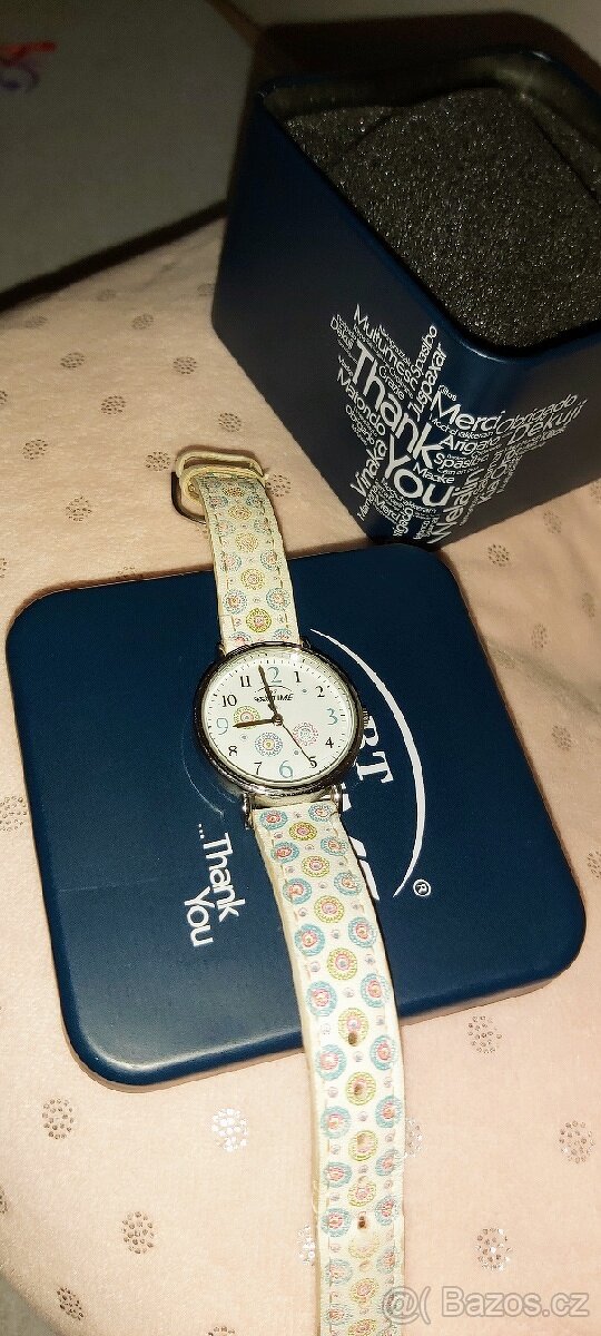 Dívčí hodinky Bentime s koženým řemínkem+originál krabička - 3