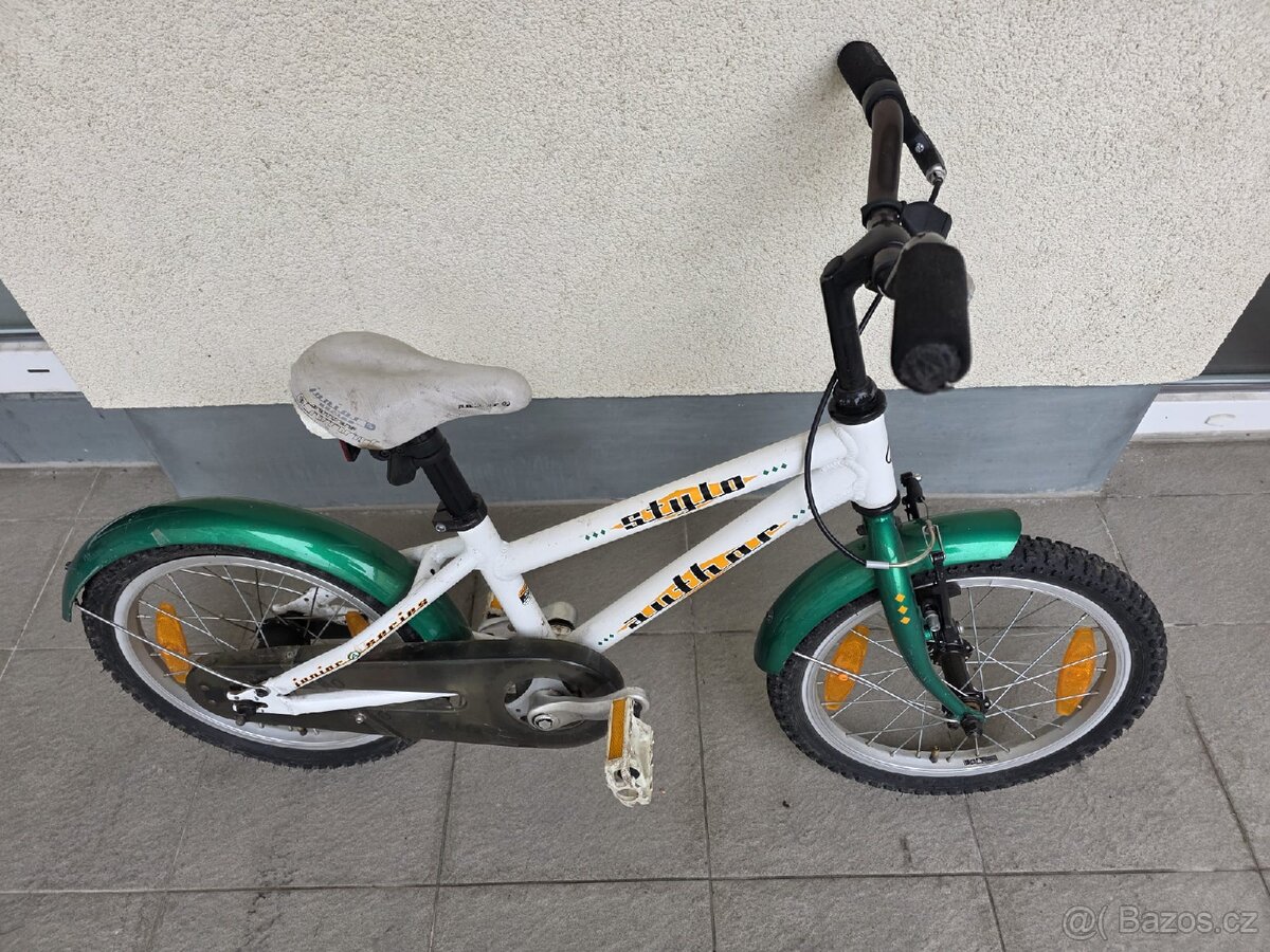 Dětské kolo 16" Author stylo zeleno/bílé - 3