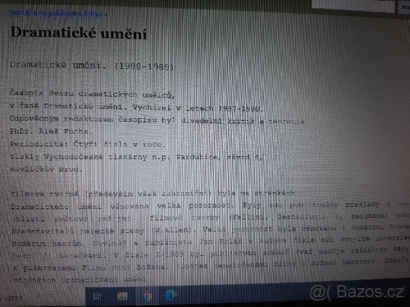 dramatické umění - 3