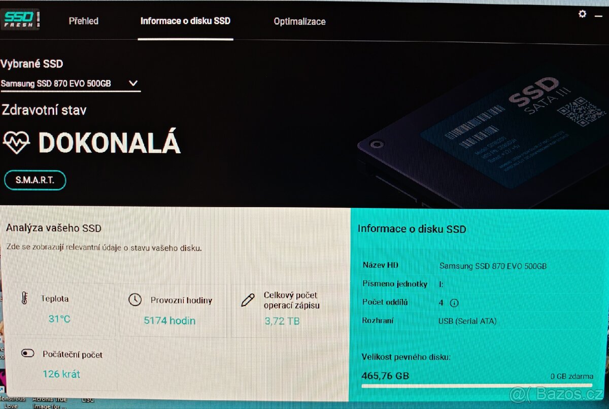 SSD Samsung 870 EVO 500 GB - 3