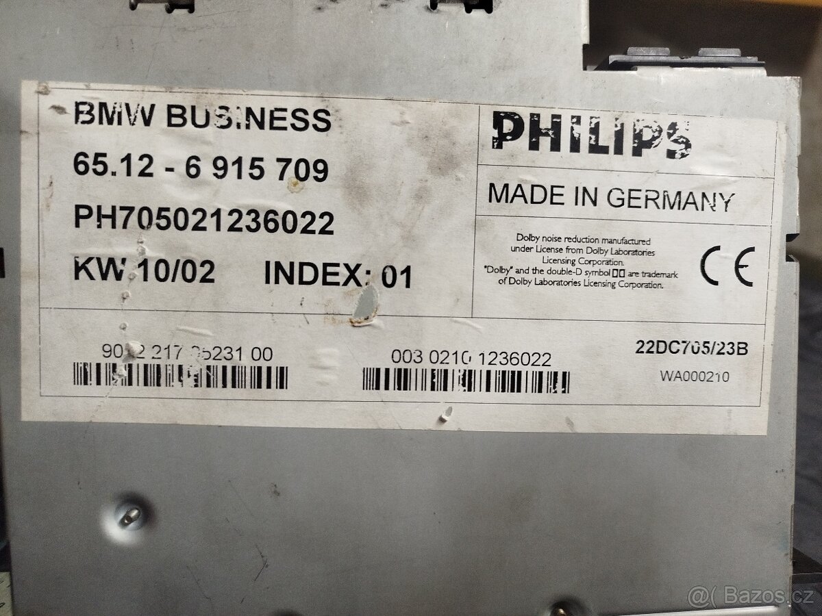 Originální autoradio BMW e46 - 3
