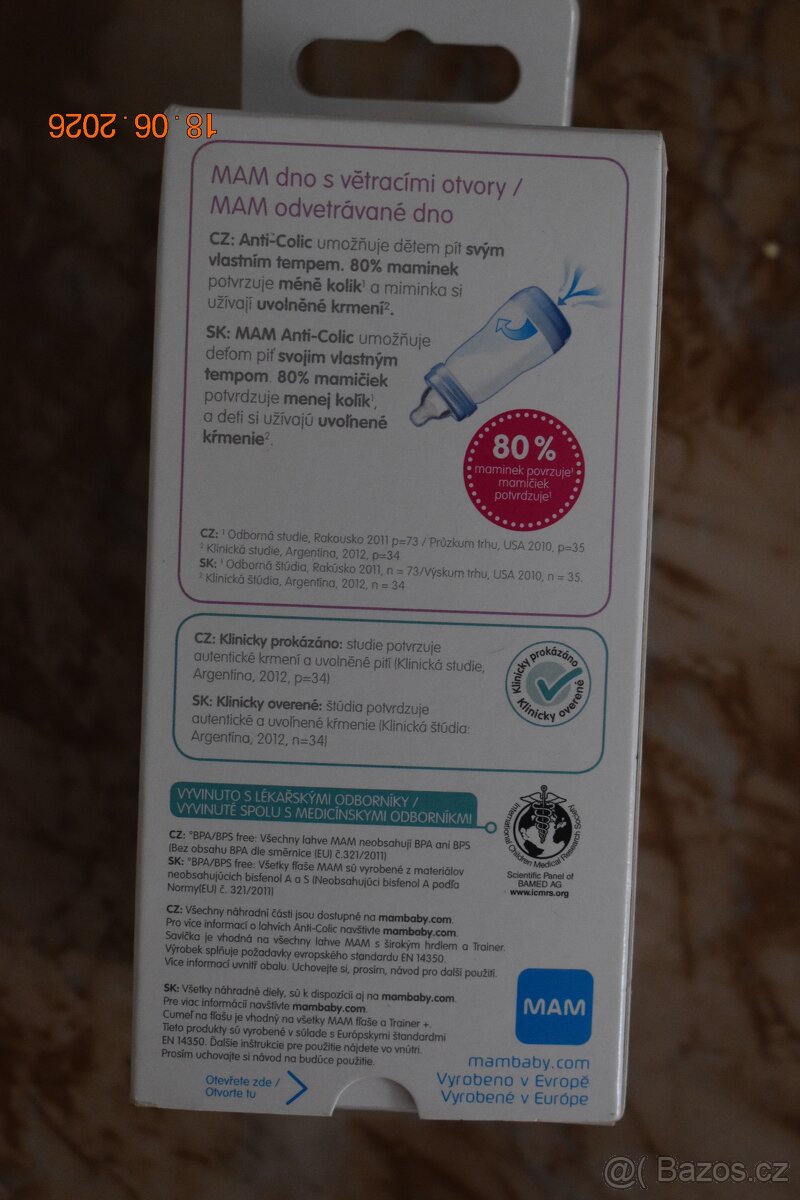 MAM lahev Anti-colic - 3