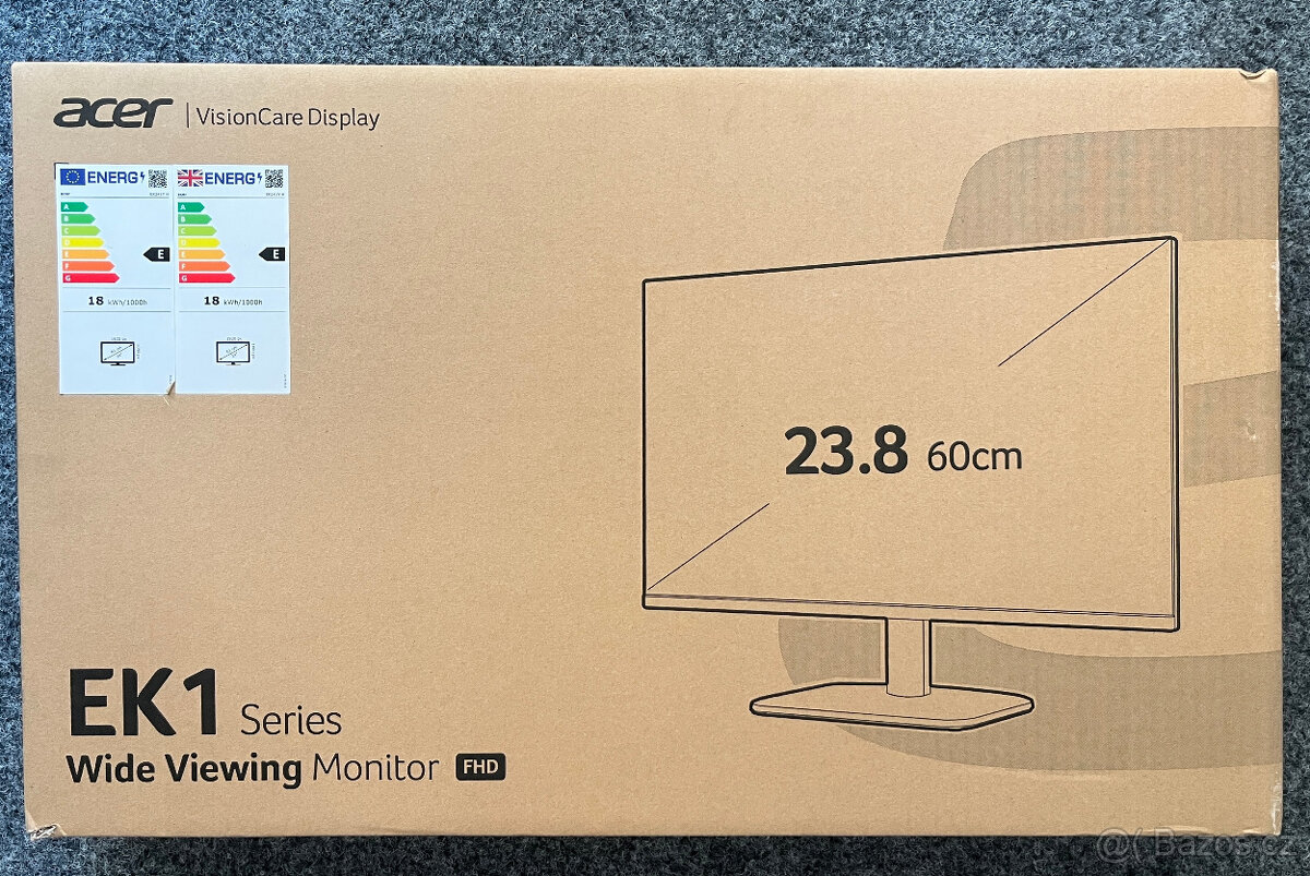 NOVÝ LCD MONITOR ACER 24 PALCŮ FULL HD - 3
