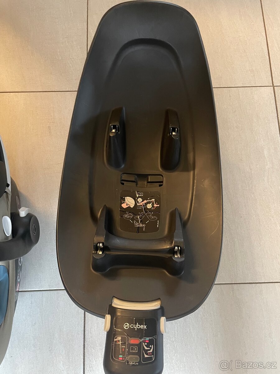 Autosedačka vajíčko cybex Aton m i-size + isofixova základna - 3