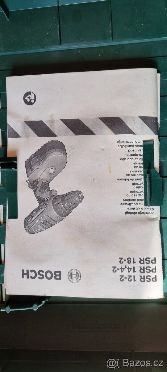 Aku vrtačka BOSCH PSR 12-2 + 3 BATERIE - 3