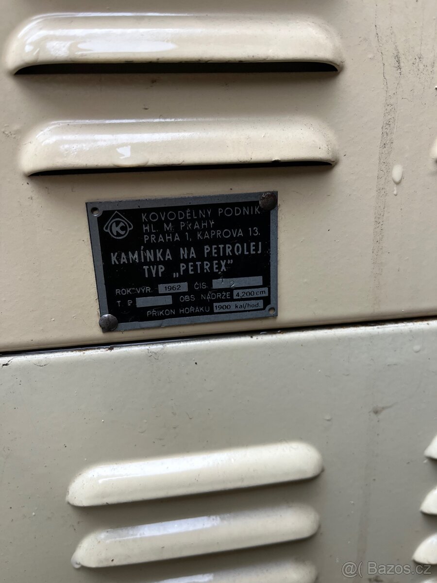 Kamínka na petrolej PETREX - 3