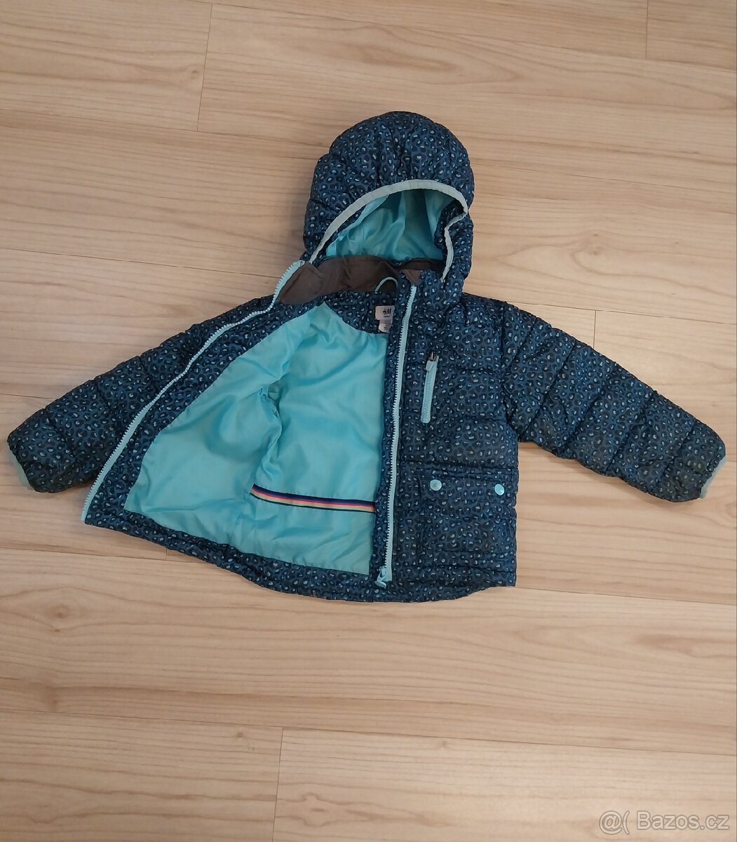 Zimní bunda H&M, vel.104 - 3