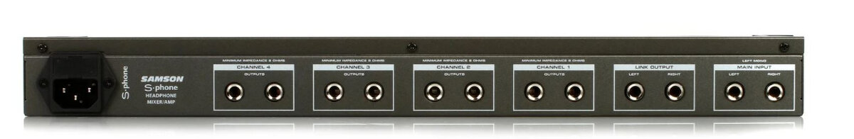 Samson S-phone 4-channel Headphone Mixer/Amplifier - 3