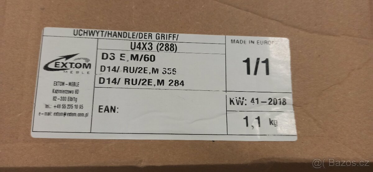 Nábytková úchytka TULIP Hrazda - 3