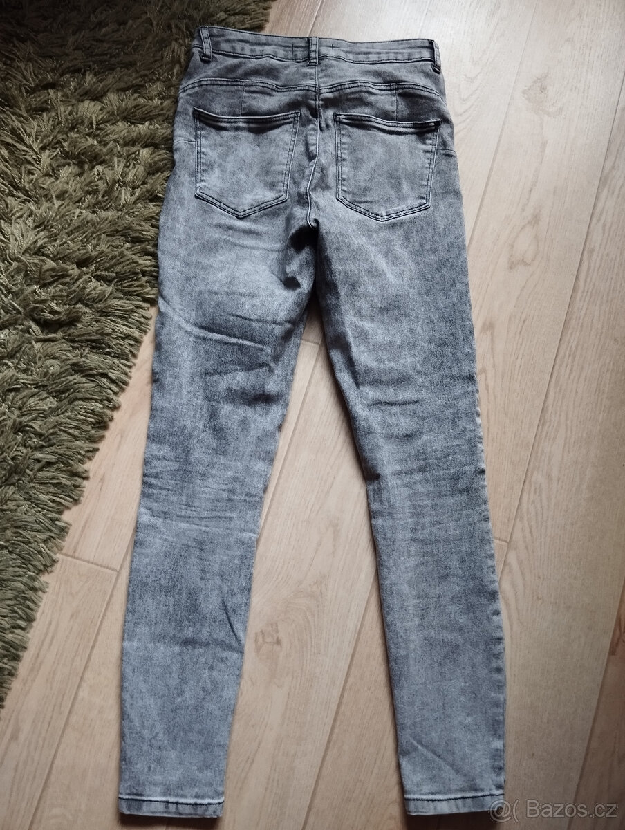 Džíny šedé vel.38 / M CROPP N.O.V.É. elastické - 3