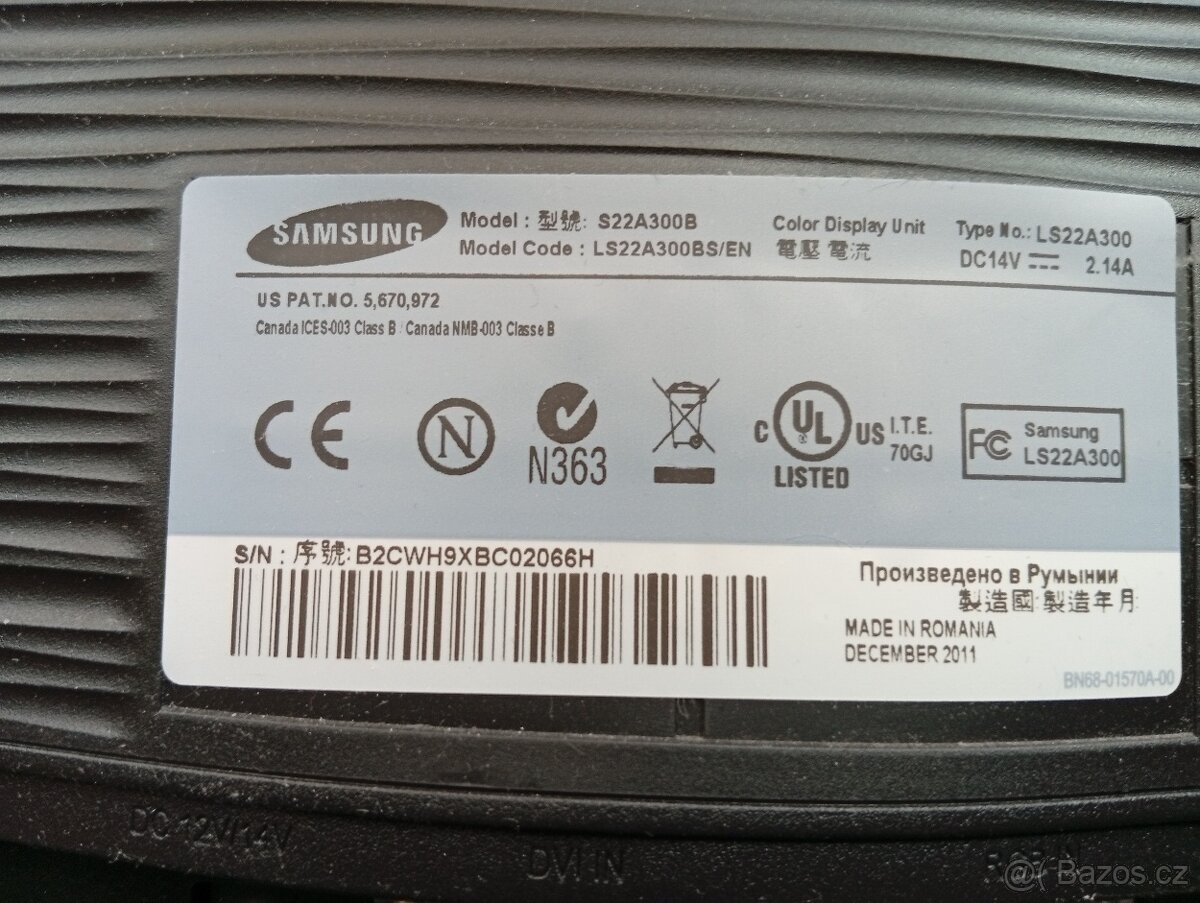 Prodám monitor Samsung - 3