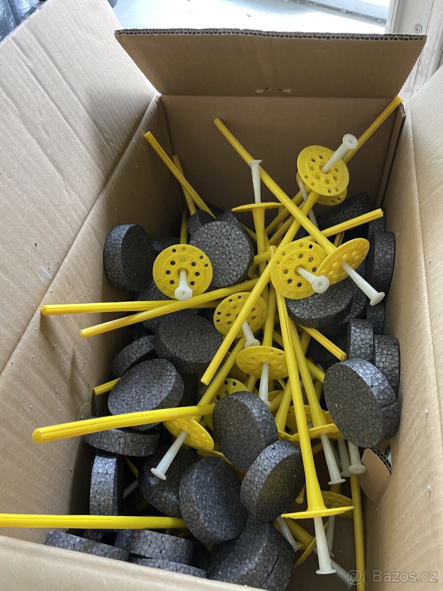 | Talířová hmoždinka s plastovým šroubem - 8x255 mm - 3