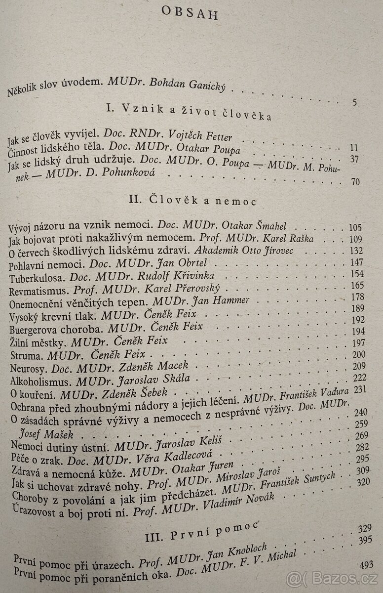 Vzácná Kniha o zdraví a nemoci rok 1959, 494 stran - 3