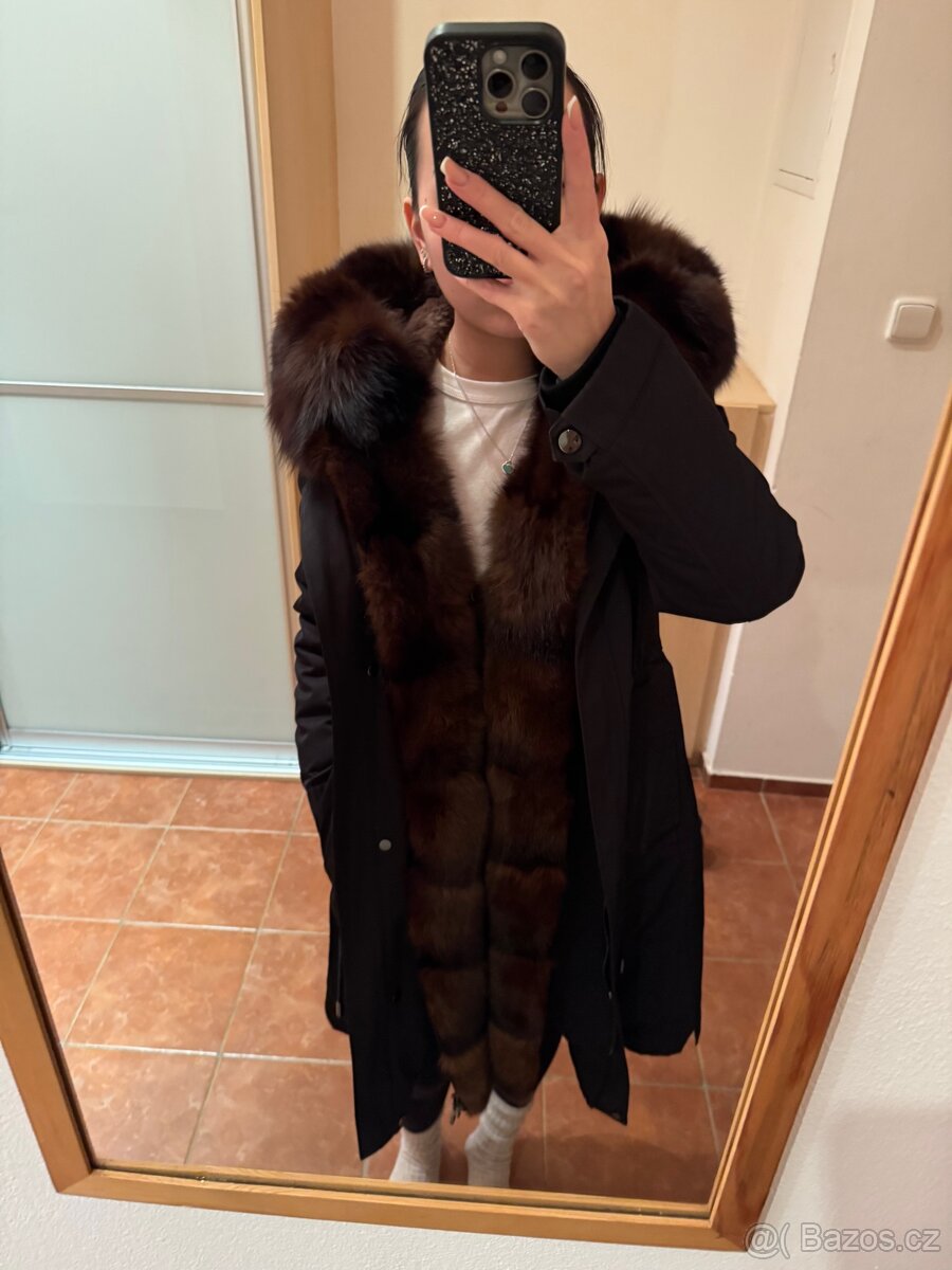 Zimní parka s vložkami norky - 3