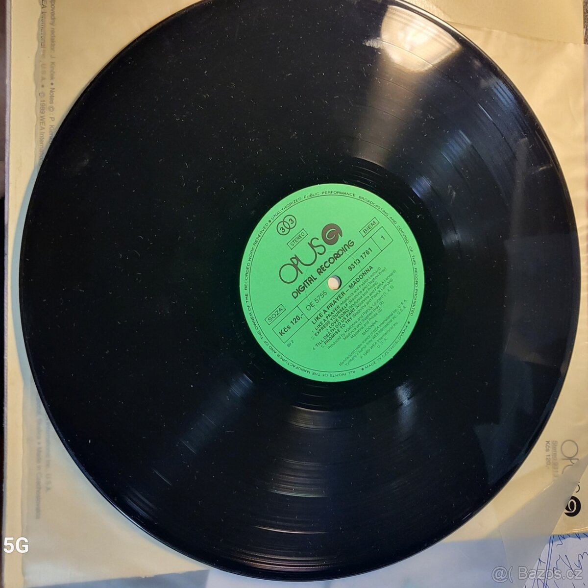 LP deska MADONNA "like a prayer" VINIL 1989 - 3