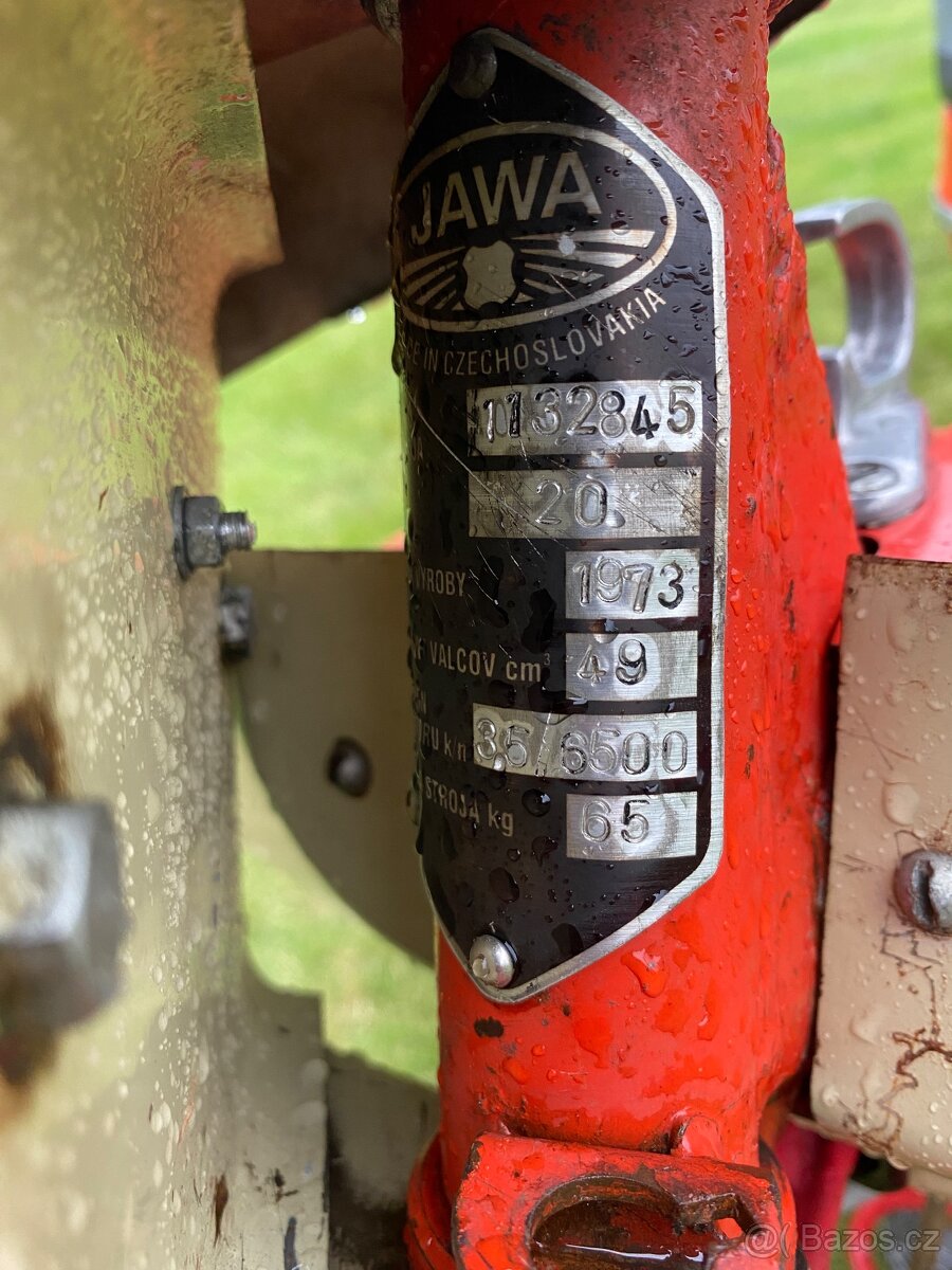 Prodám jawa 20 Pionyr rok 1973 v původním stavu. - 3