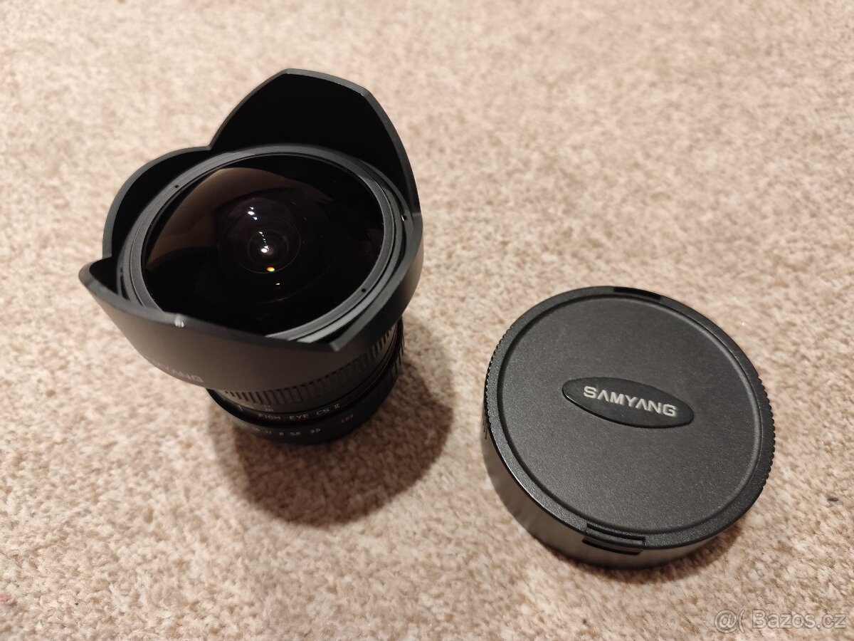Samyang 8 mm 3.5 fish-eye cs ll pro canon - 3