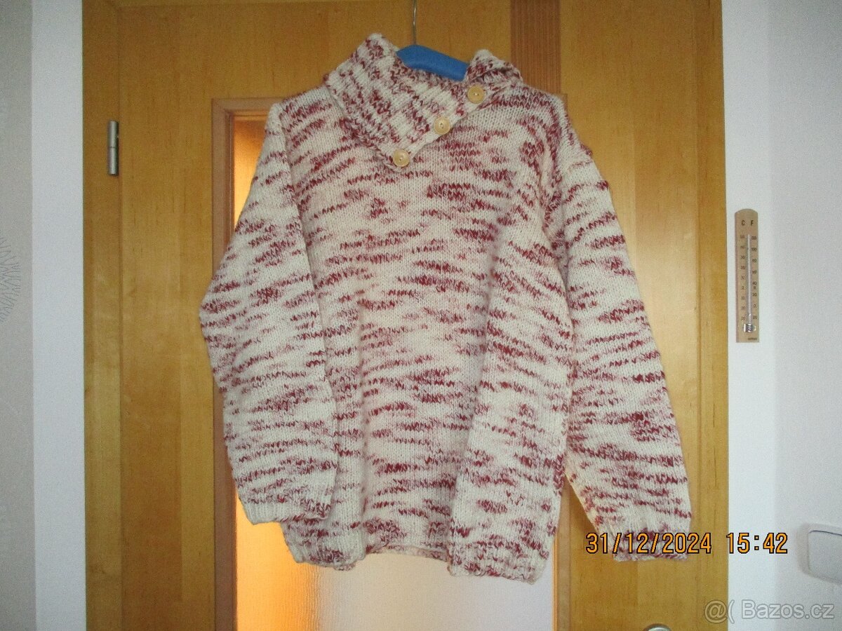 Dámský ručně pletený svetr 44 - 3