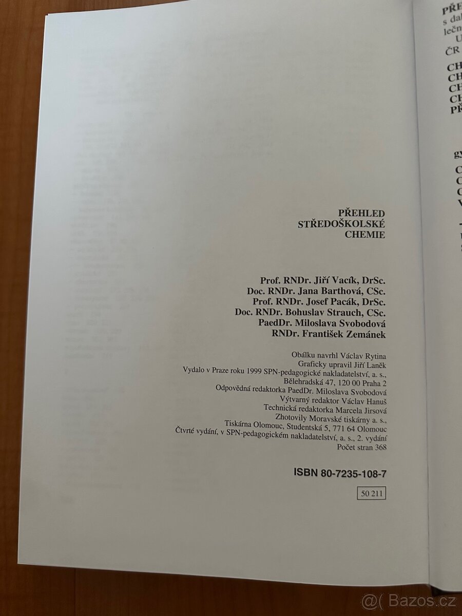 Přehled středoškolské chemie - 3