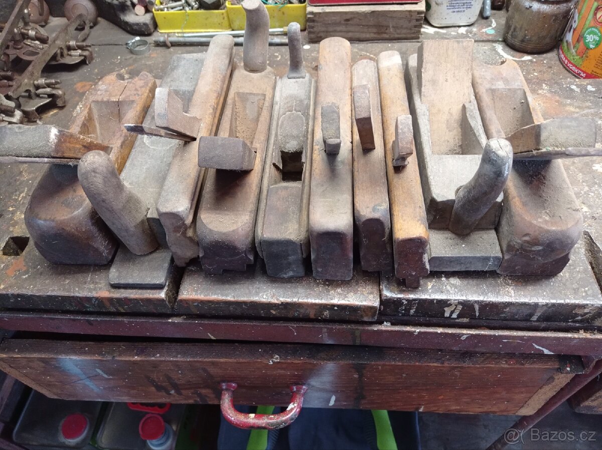 Staré truhlářské hoblíky - 3