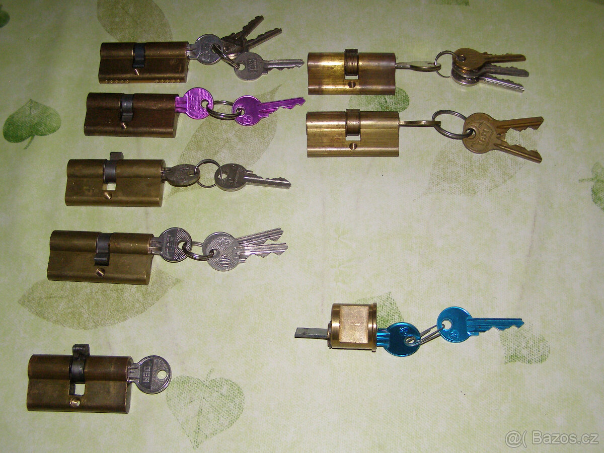 Cylindrické vložky s klíči - 3