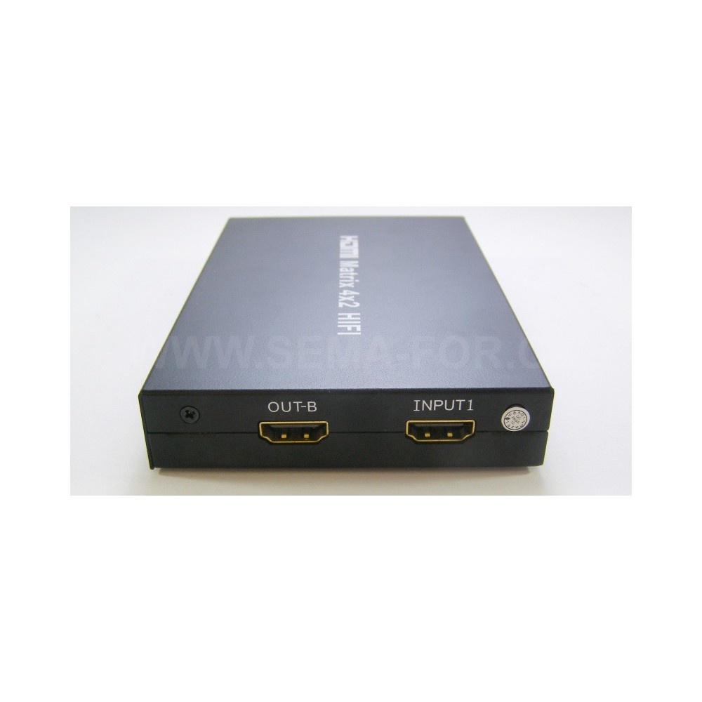 HDMI HIFI matrix 4 výstupy na 2 vstupy - 3