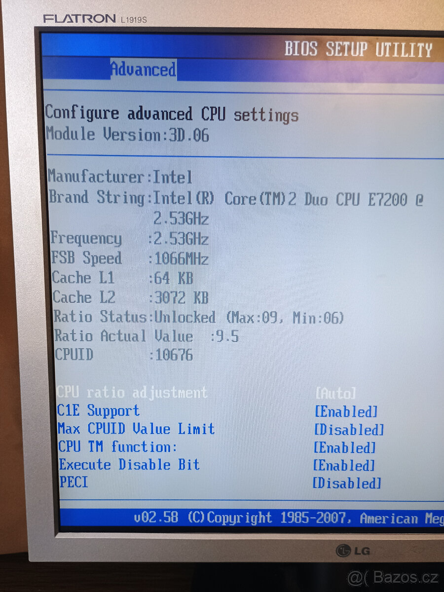 PC#241 - počítač Comfor, MB Asus, C2D, RAM, TV - 3