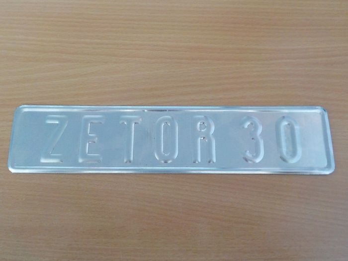 SPZ ražená na přání - traktor, motorka - 3