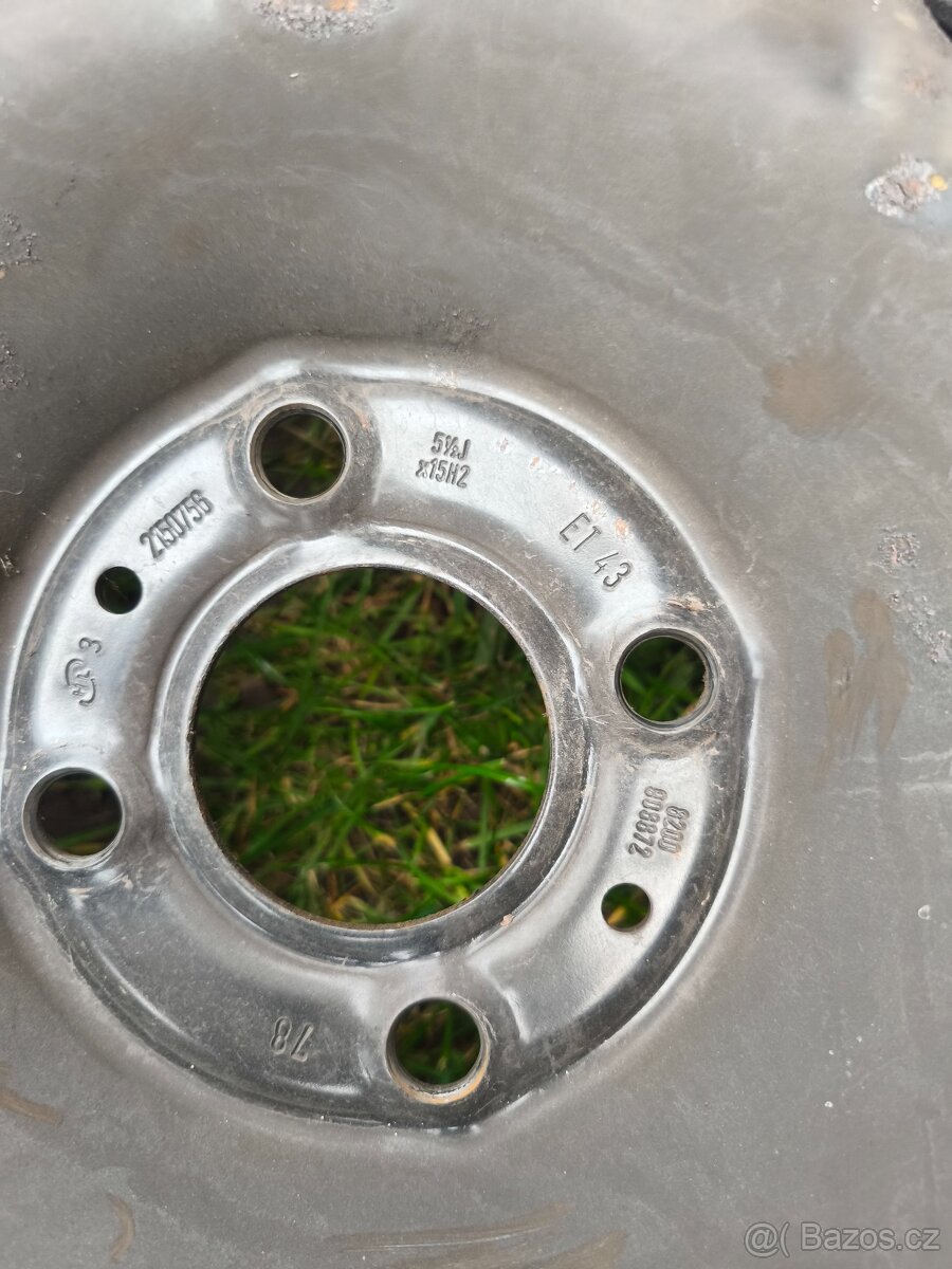 Zimni pneu 165/65 R15 disky 4x100 - 3