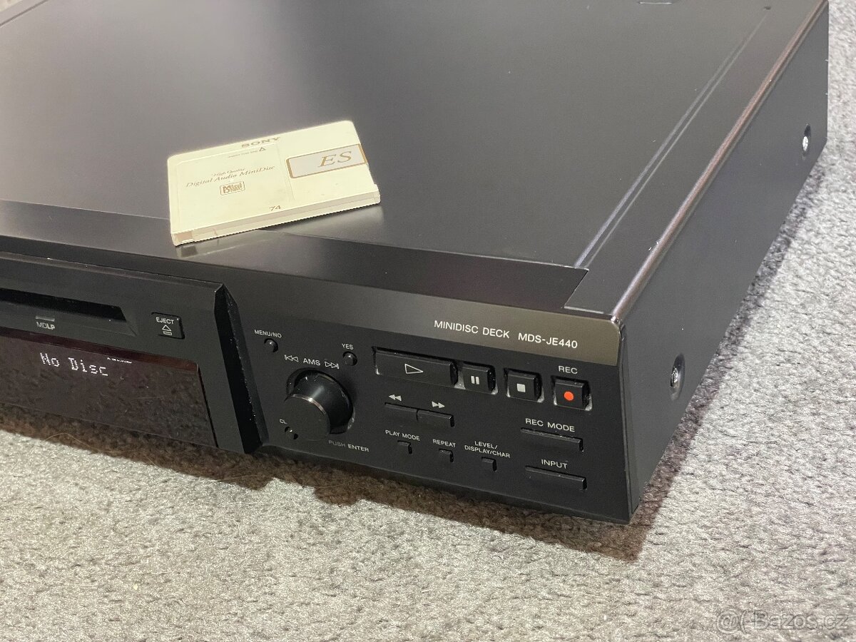 Sony Minidisc Deck MDS-JE440 - 3