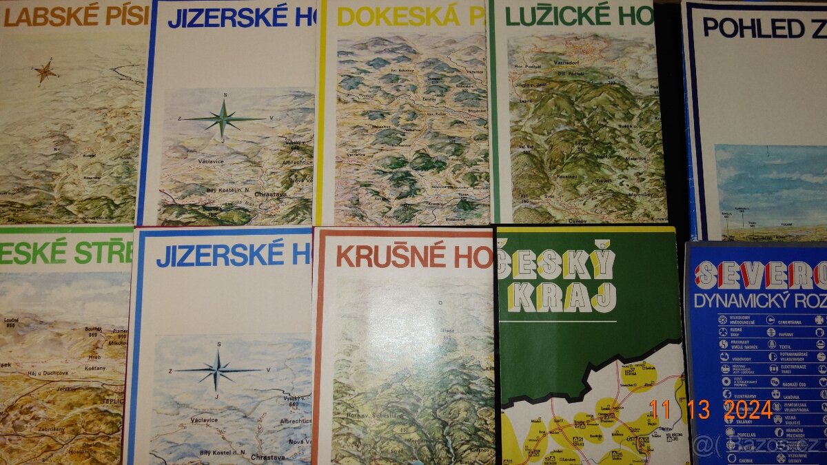 SEVEROČESKÝ KRAJ SOUBOR MAP - 3