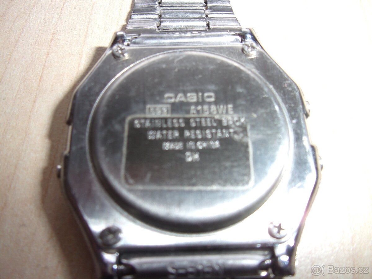 DIGITÁLNÍ HODINKY - CASIO A158WE - FUNKČNÍ, MINIMÁLNĚ NOŠENÉ - 3