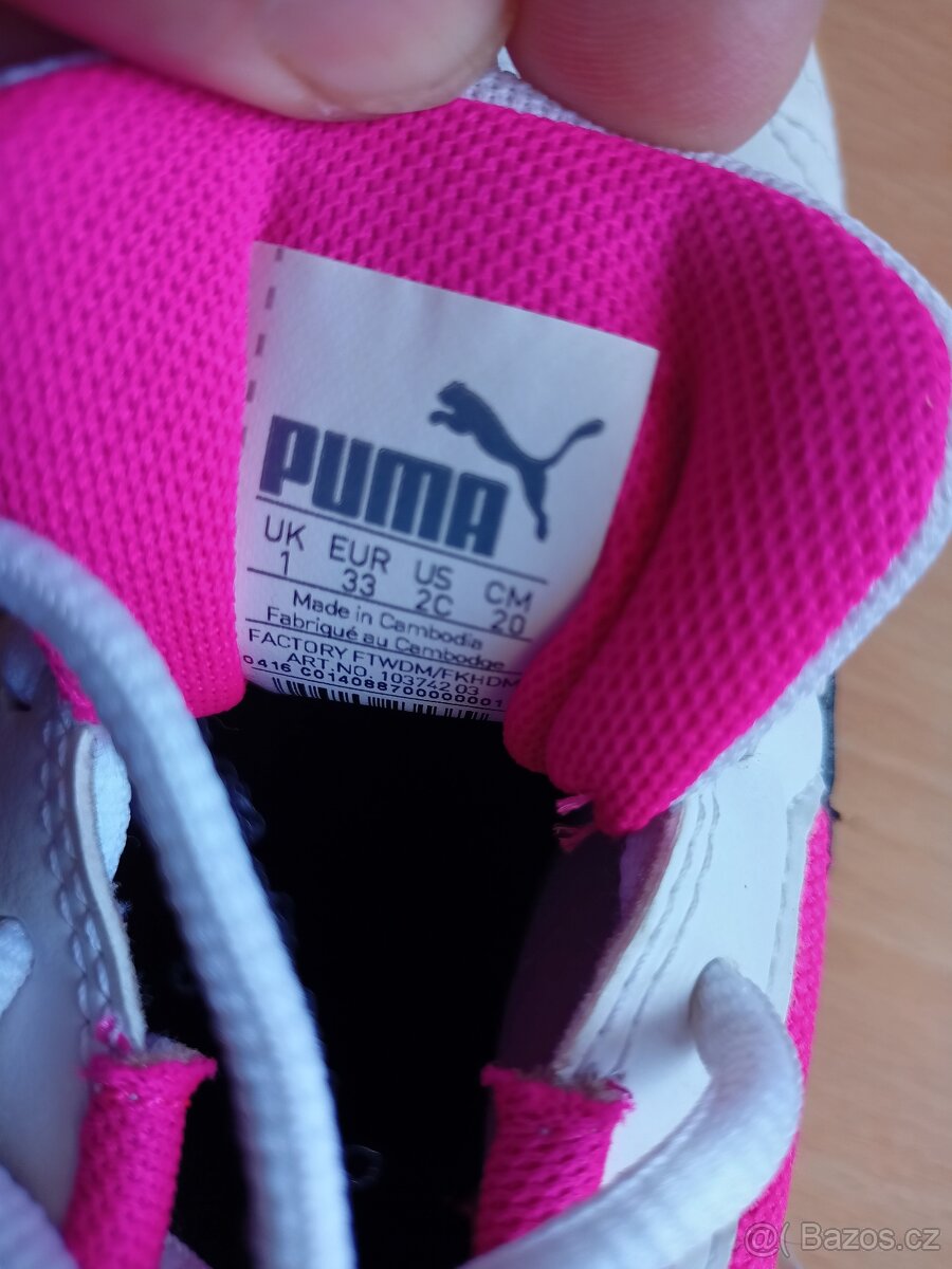 Dívčí sálovky Puma US 1, 20cm - 3